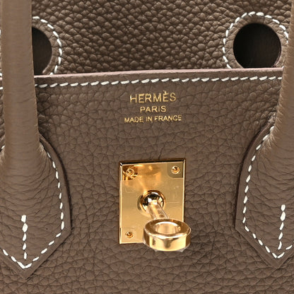 Hermes Togo Birkin 25 Etoupe 5 of 11