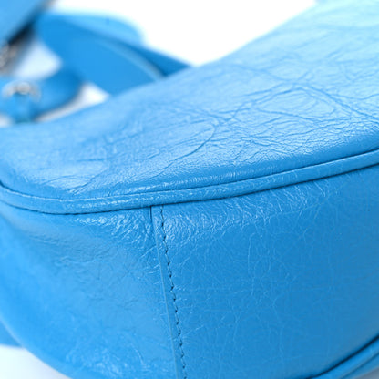 Balenciaga Agneau Arena Le Cagole Shoulder Bag XS Cyan 11 of 14