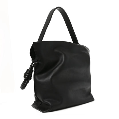 Loewe Calfskin Flamenco Knot Bag Black 3 of 9