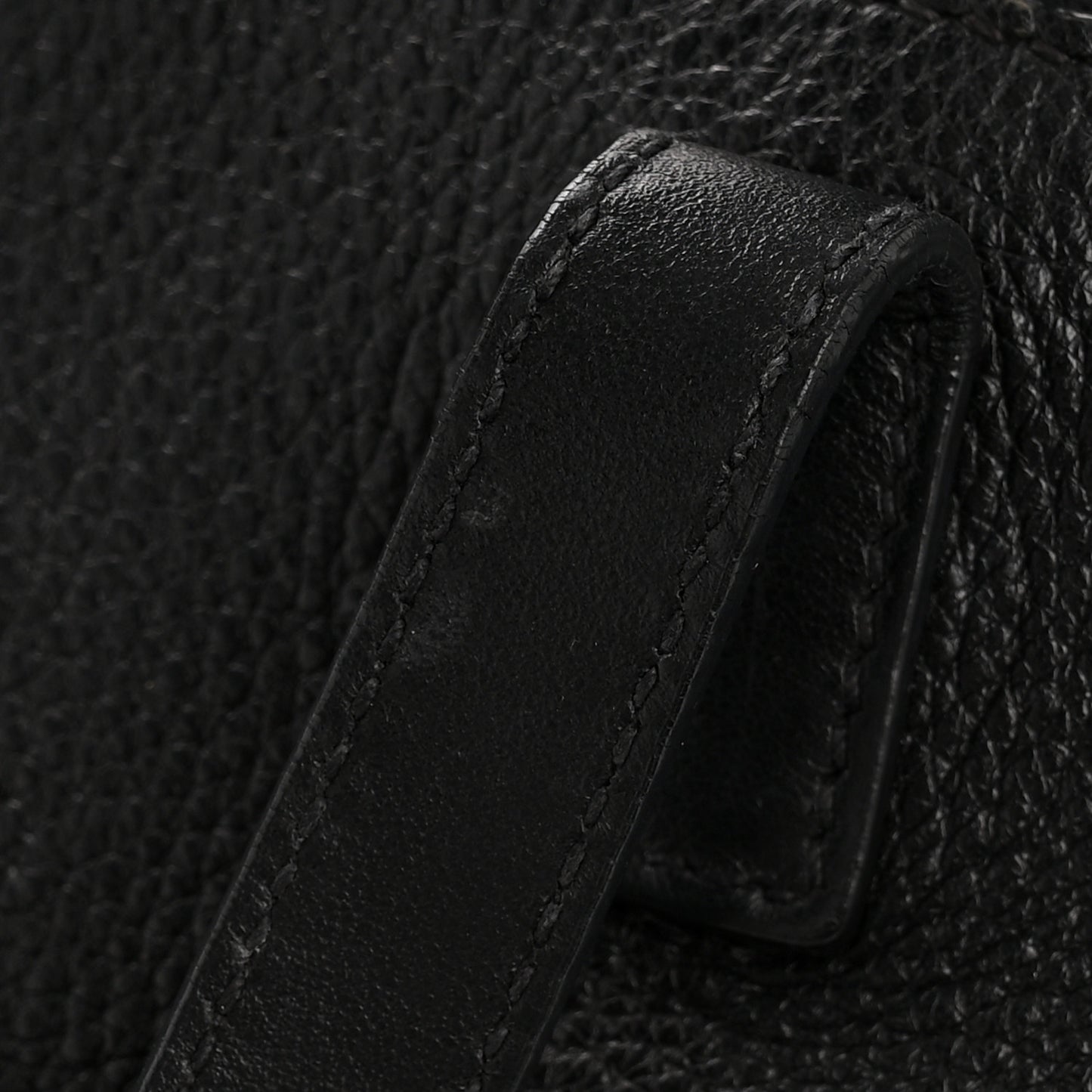 Vitello Daino Pocket Small Tote Black