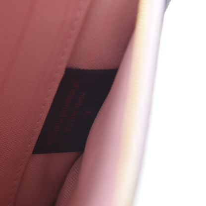 Louis Vuitton Damier Ebene Neverfull MM GM Pochette Rose Ballerine 7 of 9