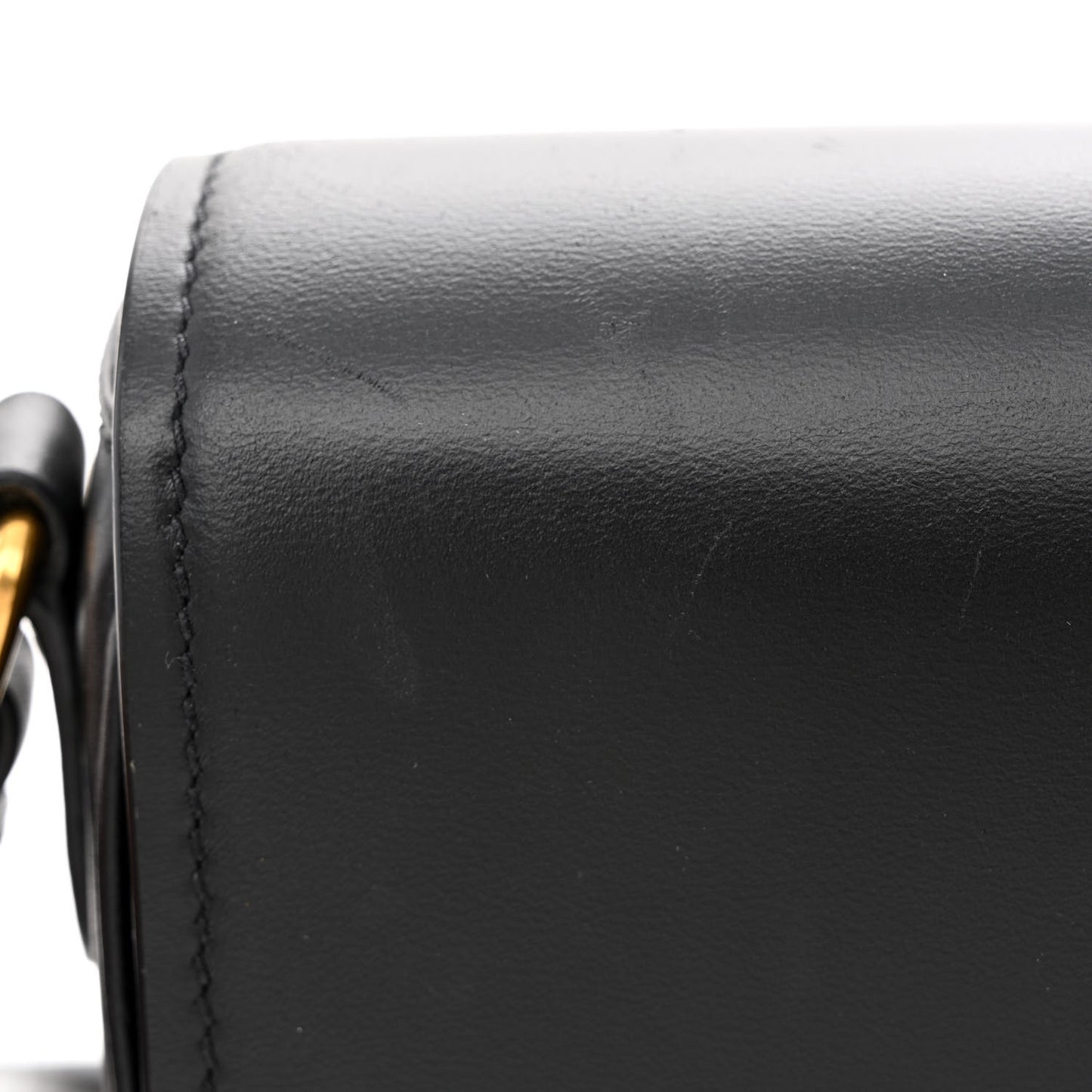 City Calfskin Flap Crossbody Black
