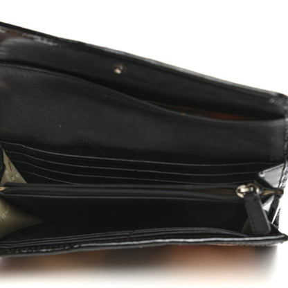 Burberry Supernova Check Penrose Continental Wallet Black 5 of 10