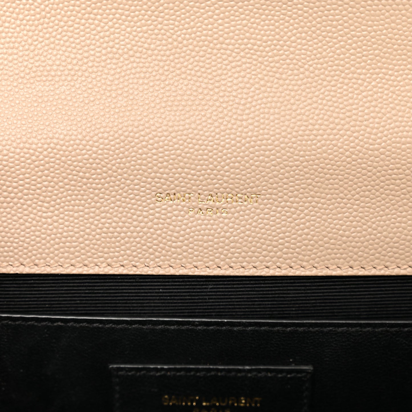 Grain De Poudre Textured Mixed Matelasse Medium Triquilt Monogram Satchel Dark Beige