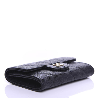 Chanel Caviar Quilted Flap Card Holder Black 4 of 10