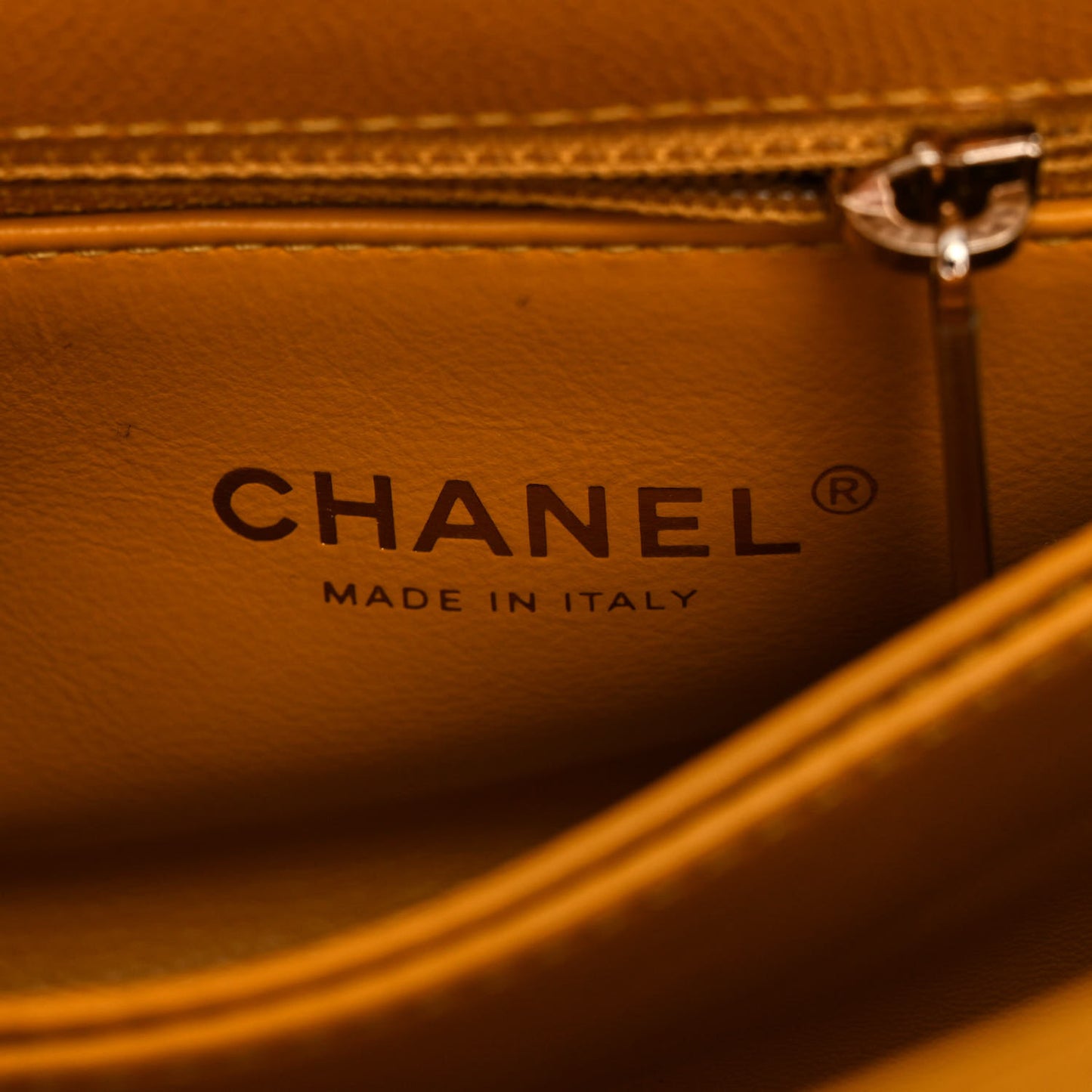 Caviar Quilted Extra Mini Coco Handle Flap Yellow