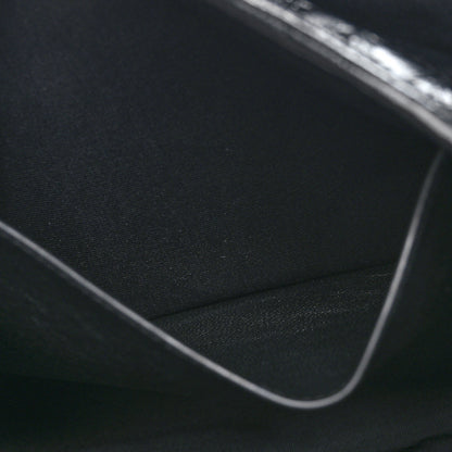 Saint Laurent Crinkled Calfskin Matelasse Monogram Medium Niki Chain Satchel Black 6 of 10