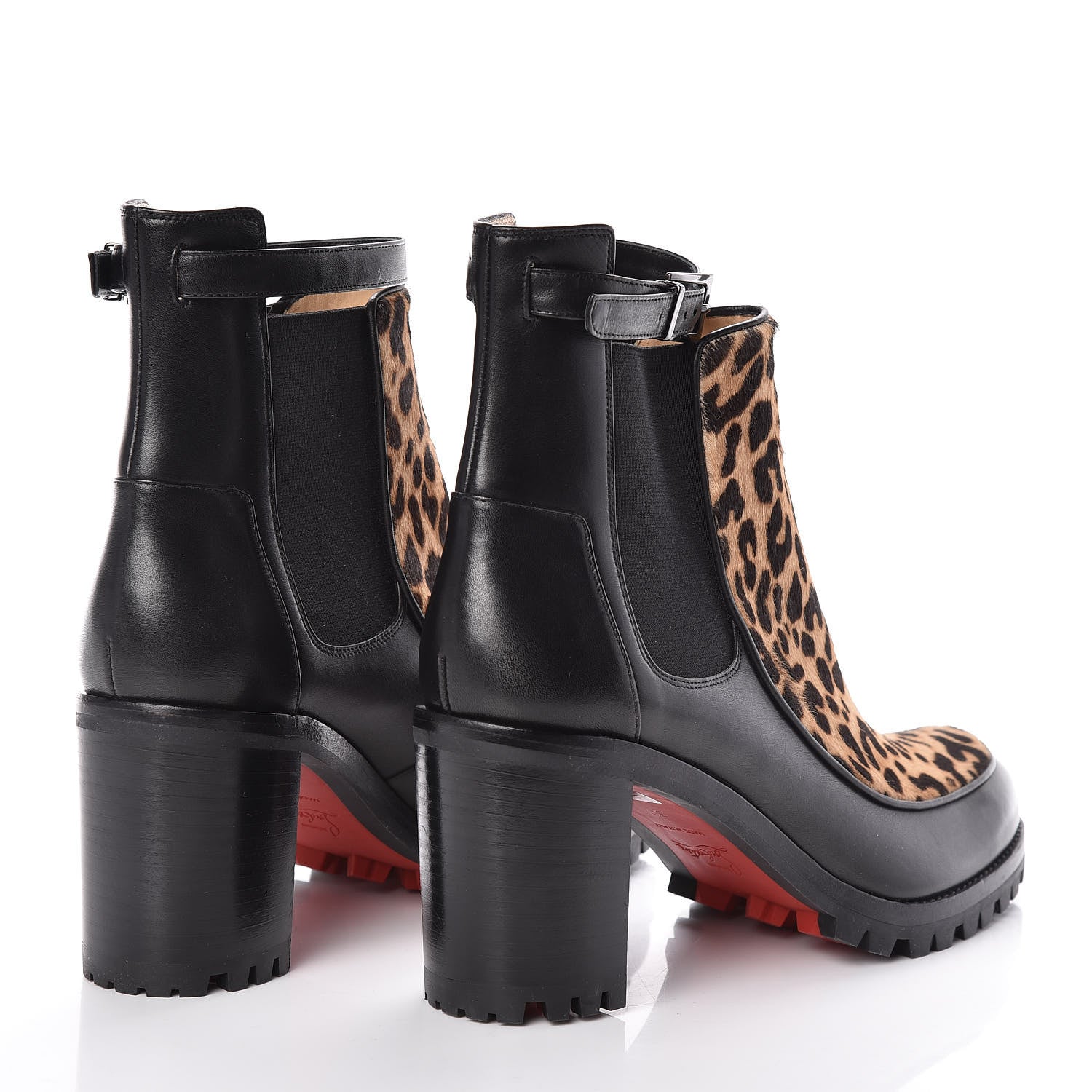 Christian Louboutin Pony Hair Calfskin 85 Ankle Boots 39 Black 4 of 7