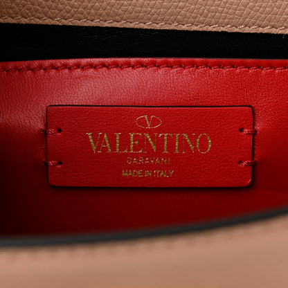 Valentino Garavani Grained Calfskin VSling Clutch With Shoulder Strap Rose Cannelle 6 of 9