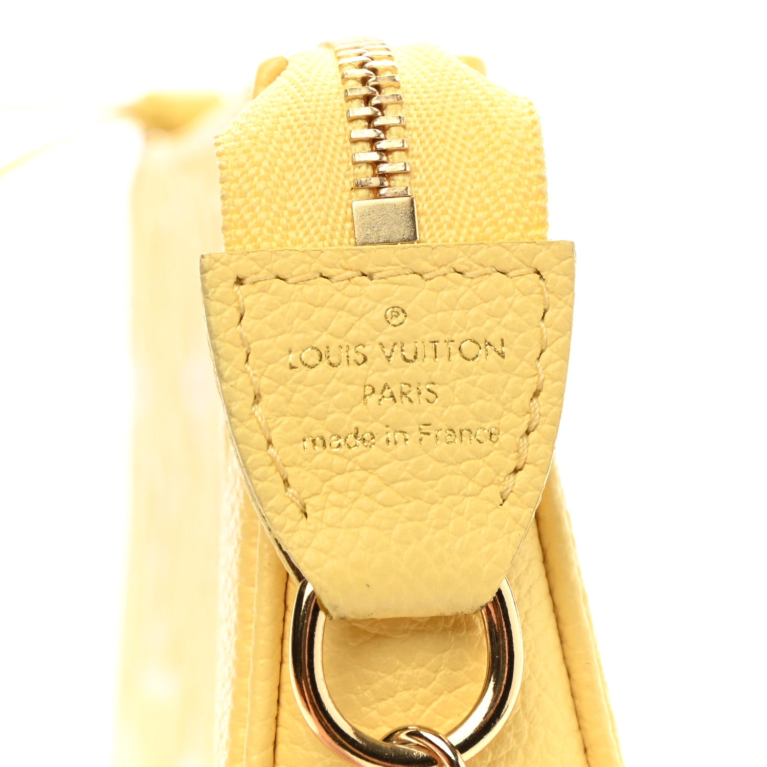 Louis Vuitton Empreinte Monogram Mini Pochette Accessories Lemon Curd Yellow 6 of 10