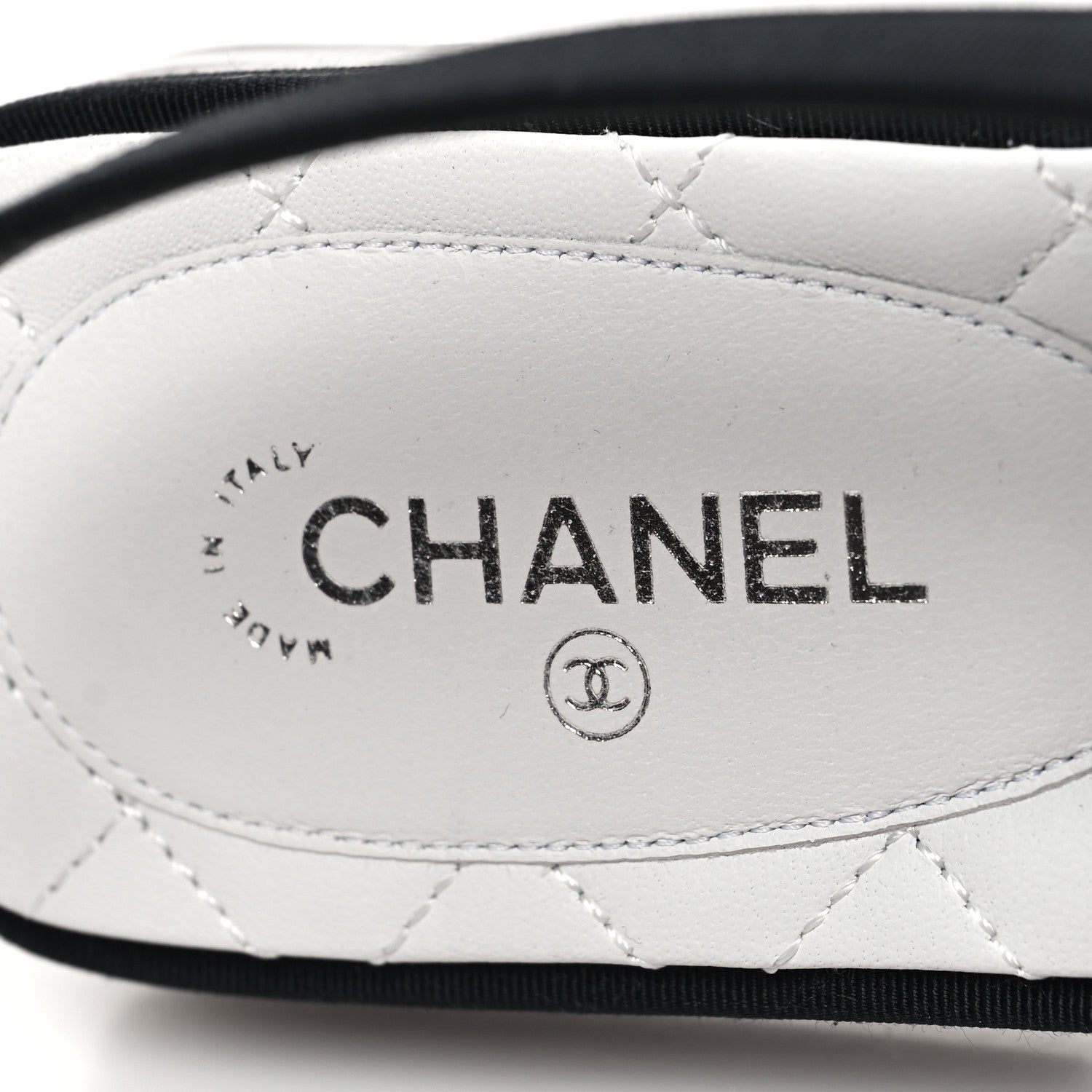 Chanel Grosgrain Pearl CC Sandals 40.5 Black 8 of 9