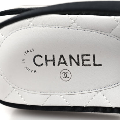 Chanel Grosgrain Pearl CC Sandals 40.5 Black 8 of 9