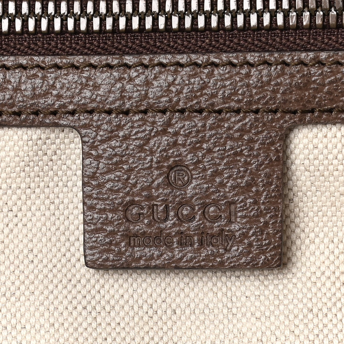 GG Supreme Monogram Web Small Ophidia Half Moon Hobo Brown