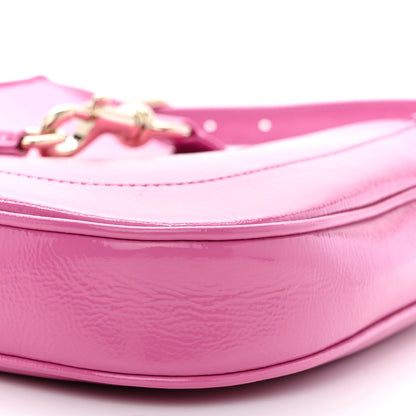 Gucci Patent Calfskin Small Jackie Shoulder Bag Pink 10 of 10