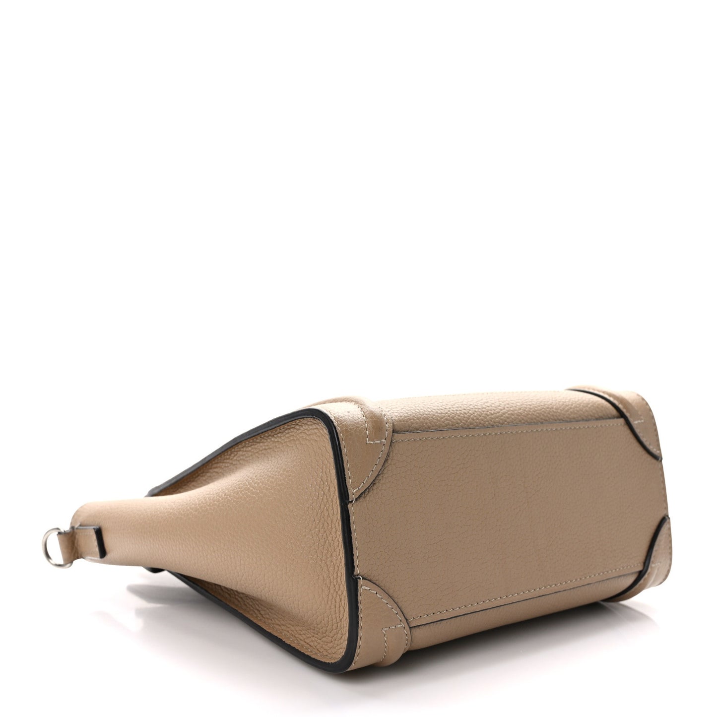 Drummed Calfskin Nano Luggage Dune