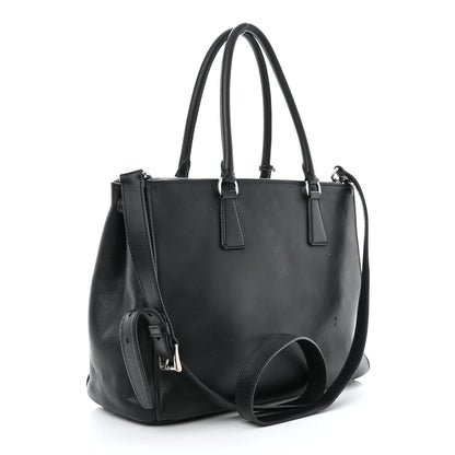 Prada Soft Calfskin Galleria Double Zip Tote Black 4 of 25