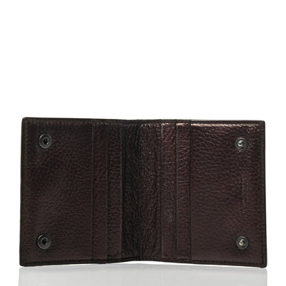 Bottega Veneta Nappa Intrecciato Card Holder Bronze 3 of 3