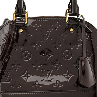 Louis Vuitton Vernis Alma BB Amarante 6 of 13