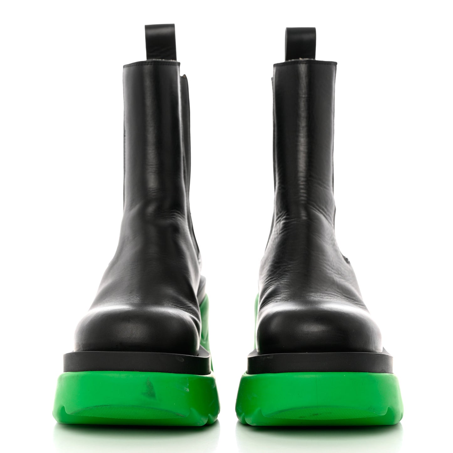 Calfskin The Flash Chelsea Boots 36.5 Black Grass
