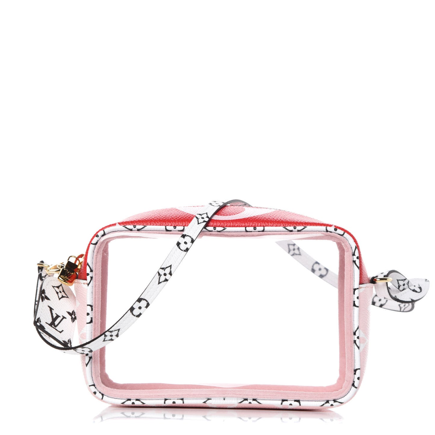 Monogram Giant Beach Pouch Rouge
