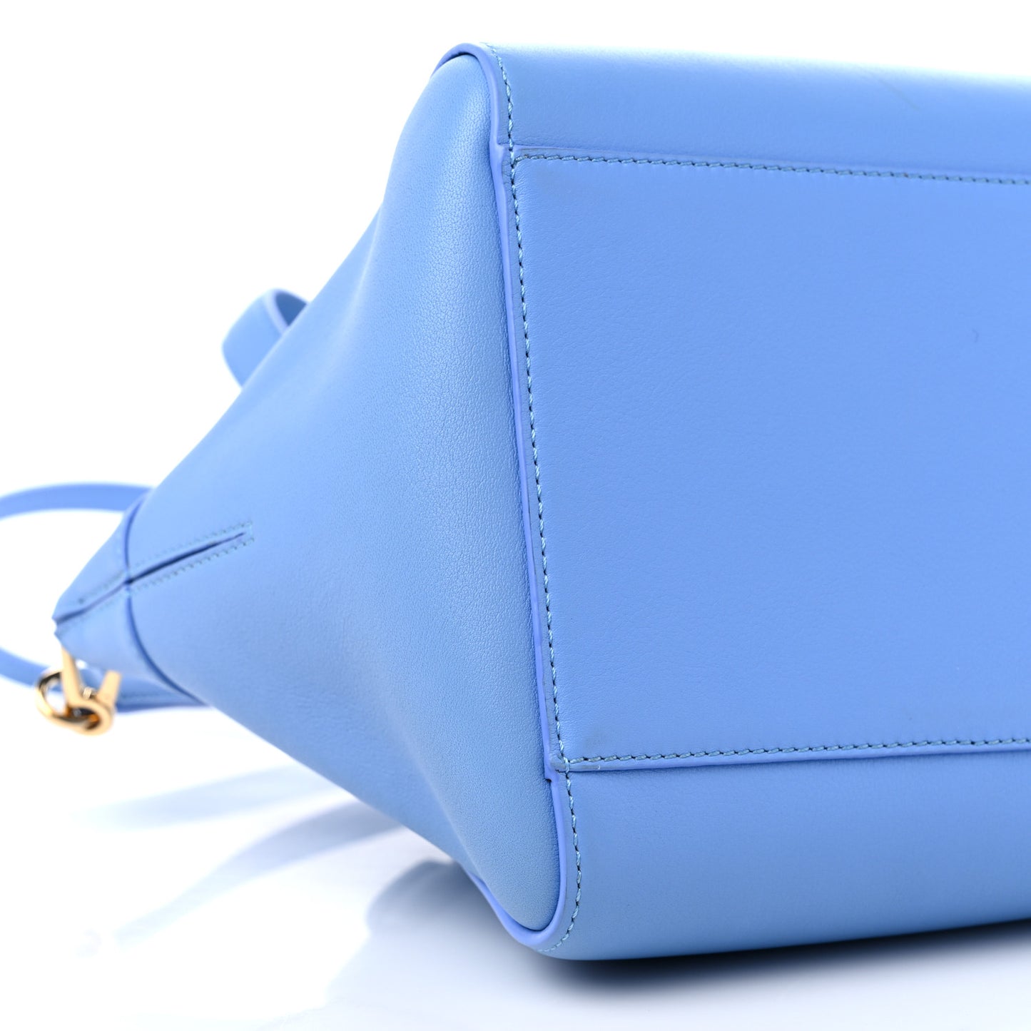 Calfskin Small Hammock Nugget Shoulder Bag Celestine Blue