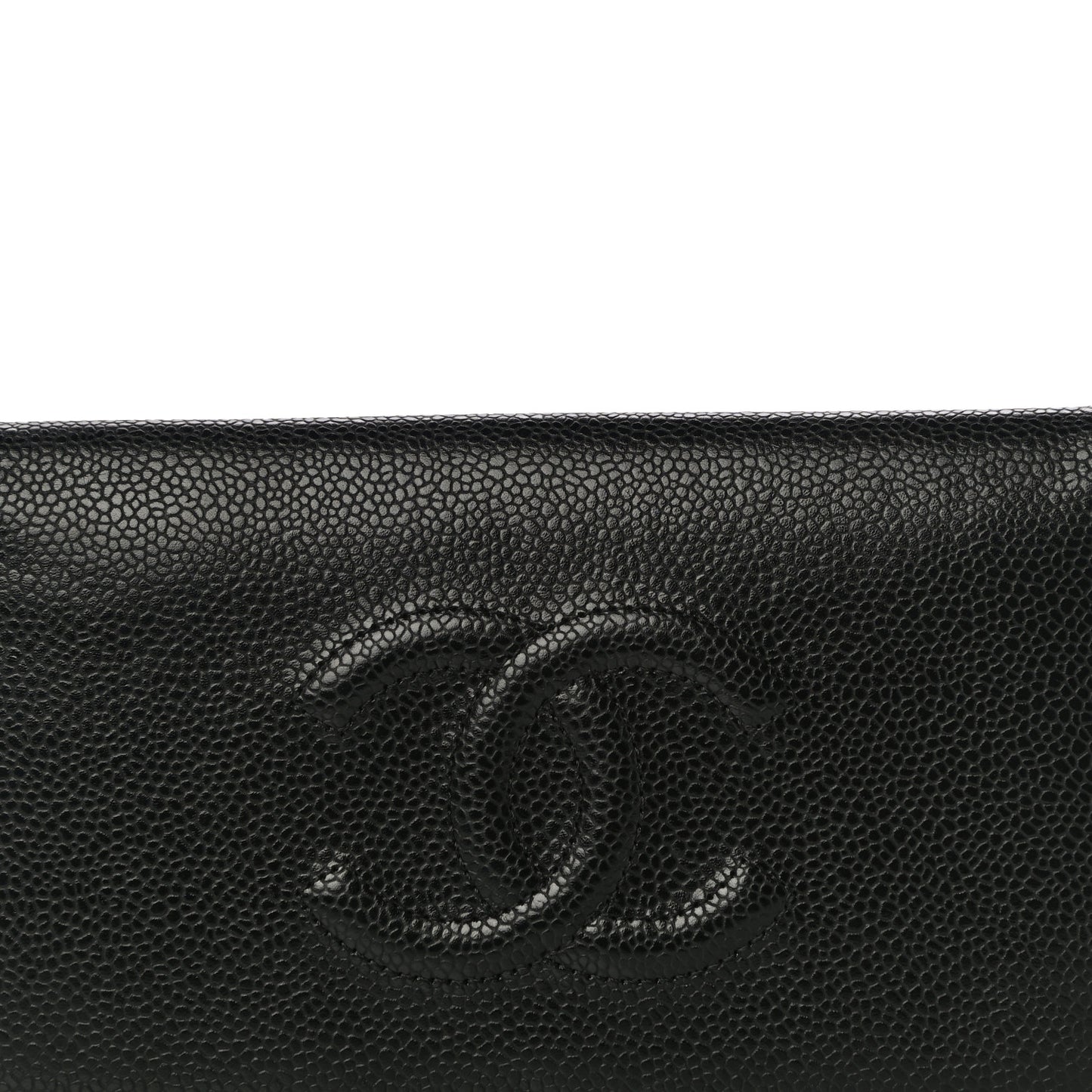 Caviar Timeless CC Yen Wallet Black