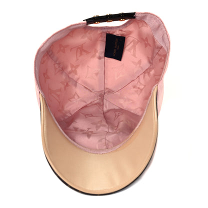 Louis Vuitton Polyester Silk Monogram LV Get Ready Cap L Pink 6 of 9