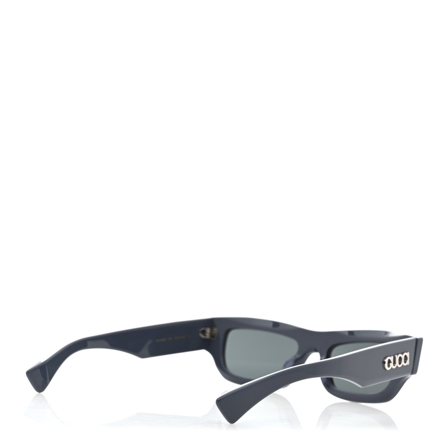 Gucci Acetate Rectangular Frame Sunglasses GG1839S Blue 4 of 7