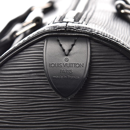 Louis Vuitton Epi Speedy 30 Black 6 of 13