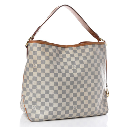 Louis Vuitton Damier Azur Delightful MM Pink 3 of 18