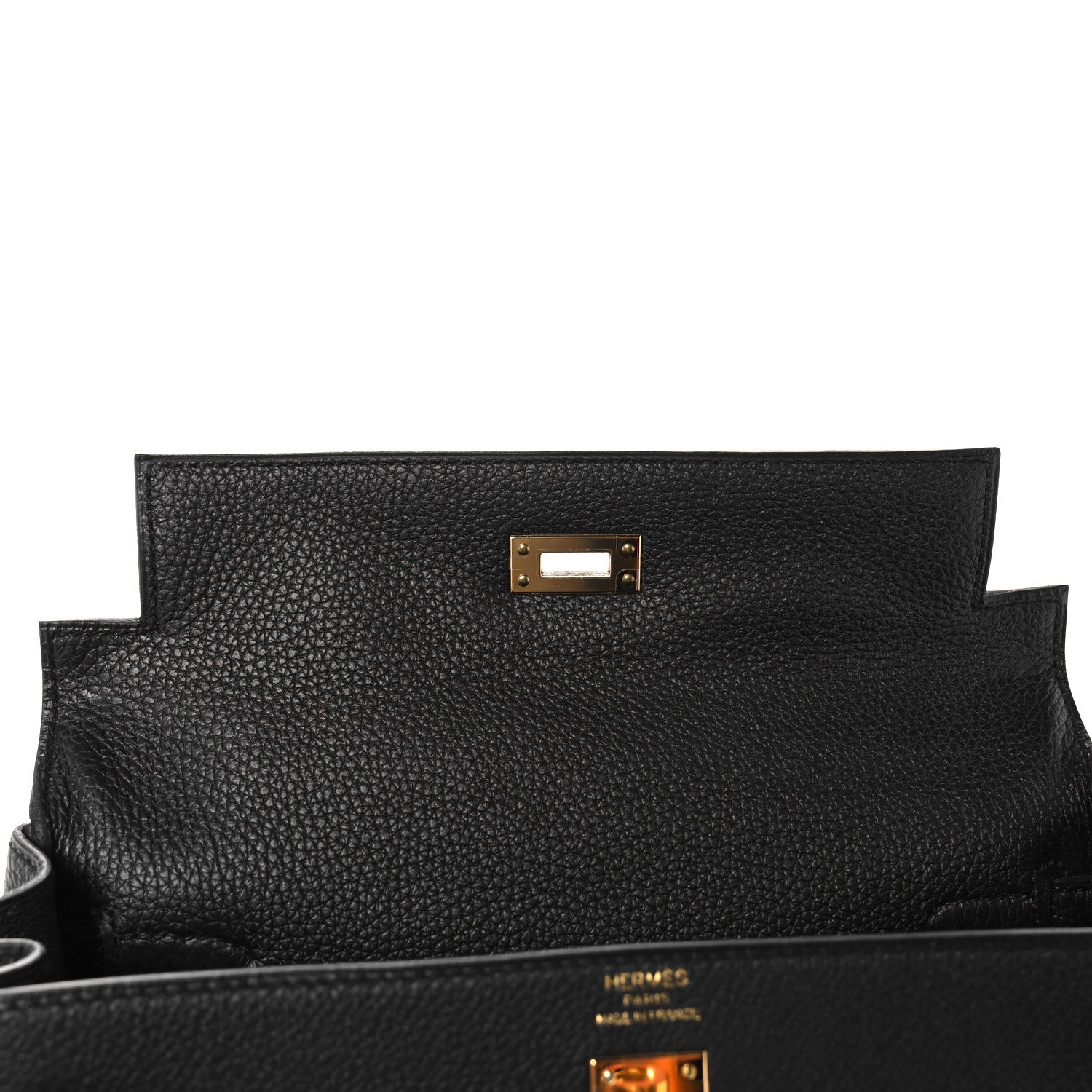 Hermes Togo Kelly Retourne 25 Black 19 of 37
