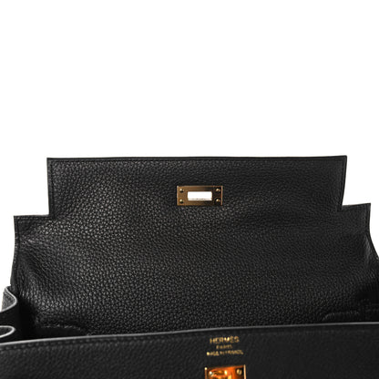 Hermes Togo Kelly Retourne 25 Black 19 of 37