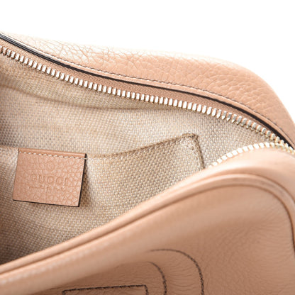 Gucci Pebbled Calfskin Small Soho Disco Bag Camelia 11 of 20