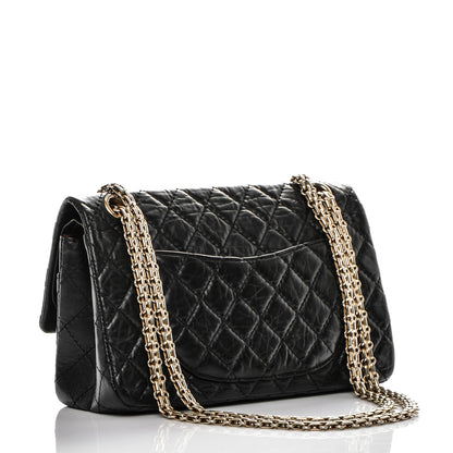 Chanel Aged Calfskin Quilted 2.55 Reissue 225 Flap Black 4 of 8