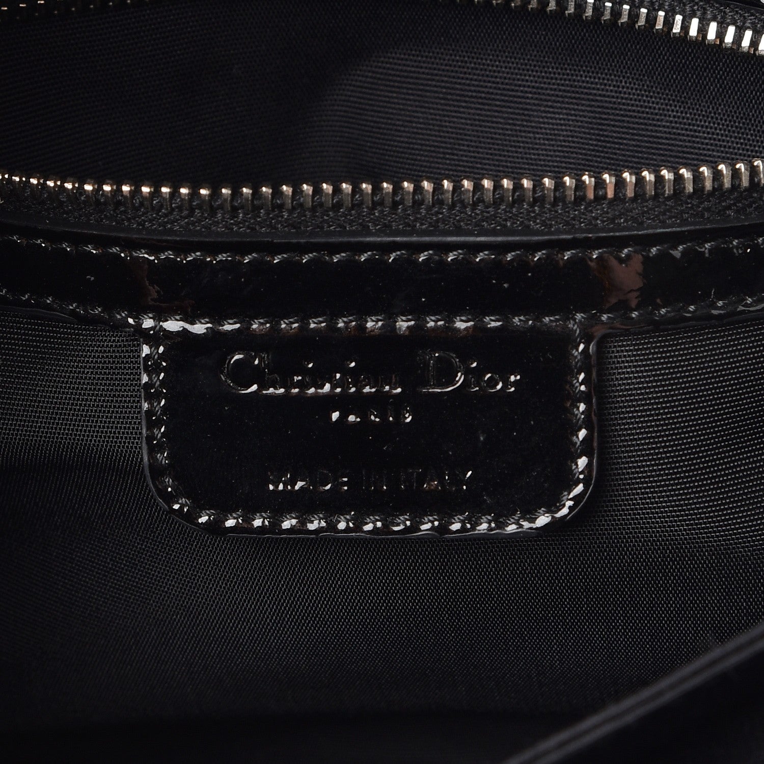 Christian Dior Patent Cannage New Lock Flap Black 6 of 8