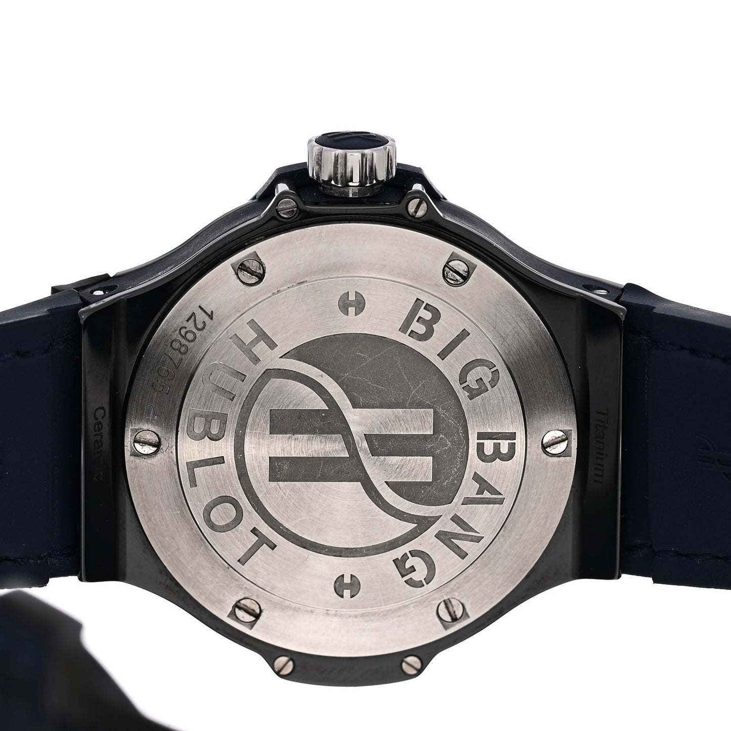 Ceramic Alligator Diamond 38mm Big Bang Quartz Watch Blue 361.CM.7170.LR.1204