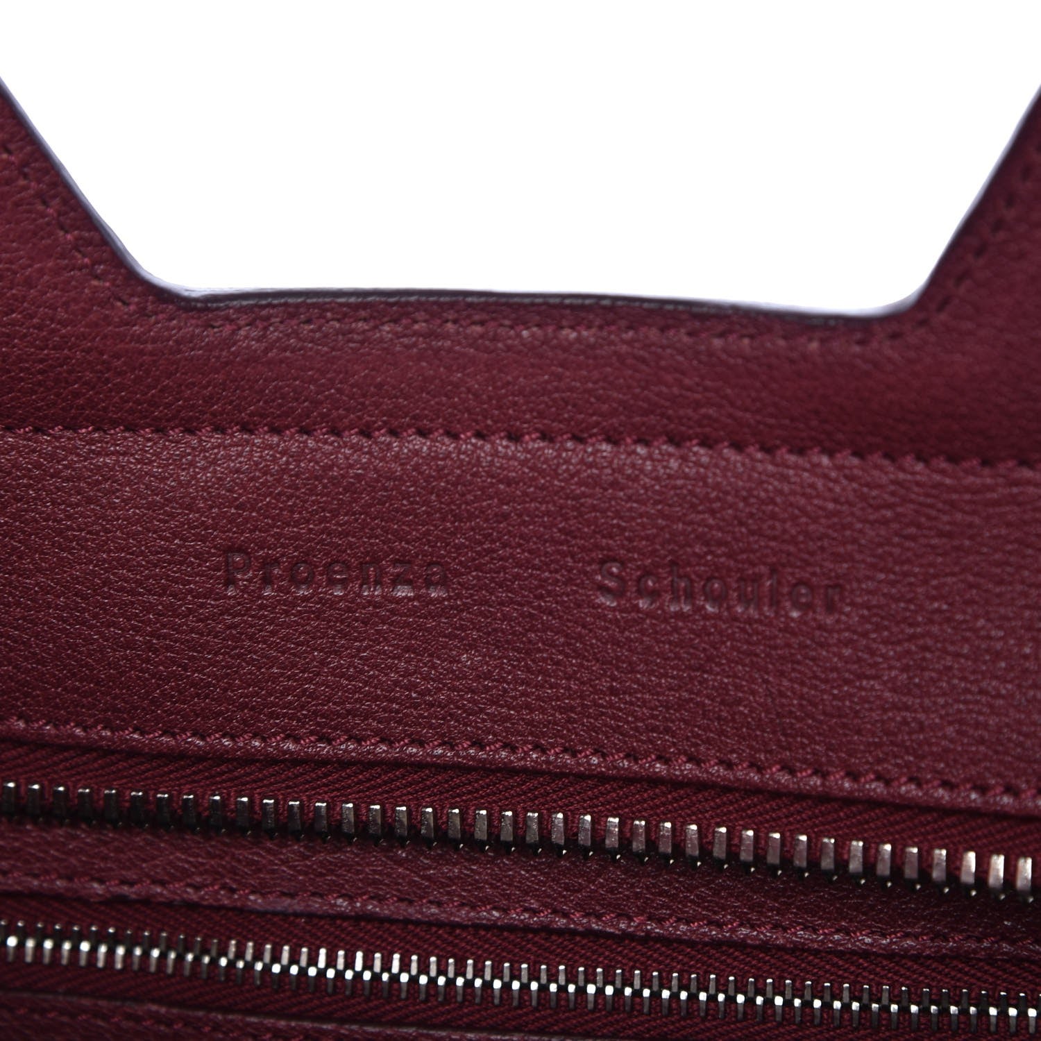 Proenza Schouler Buffalo PS13 Small Satchel Pinot Noir 7 of 9