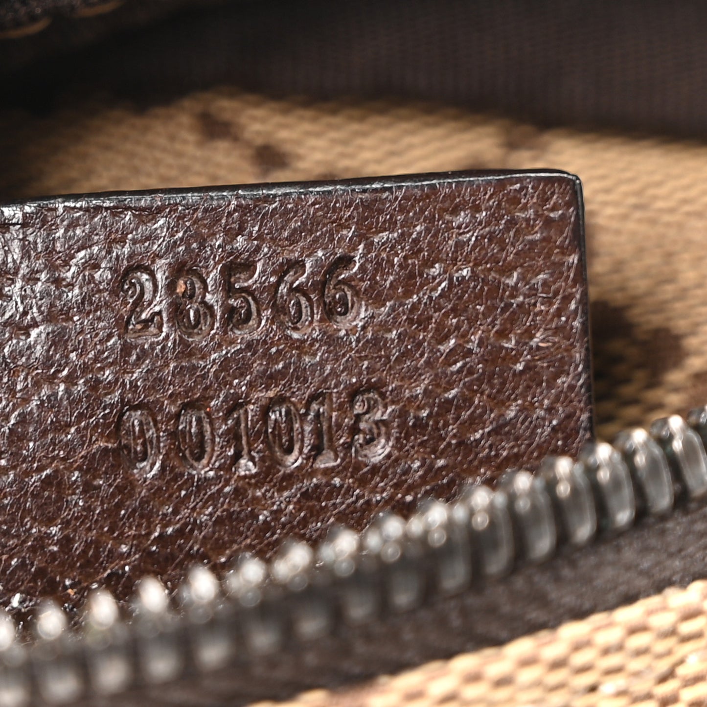 GG Monogram Web Double Pocket Belt Bag Dark Brown