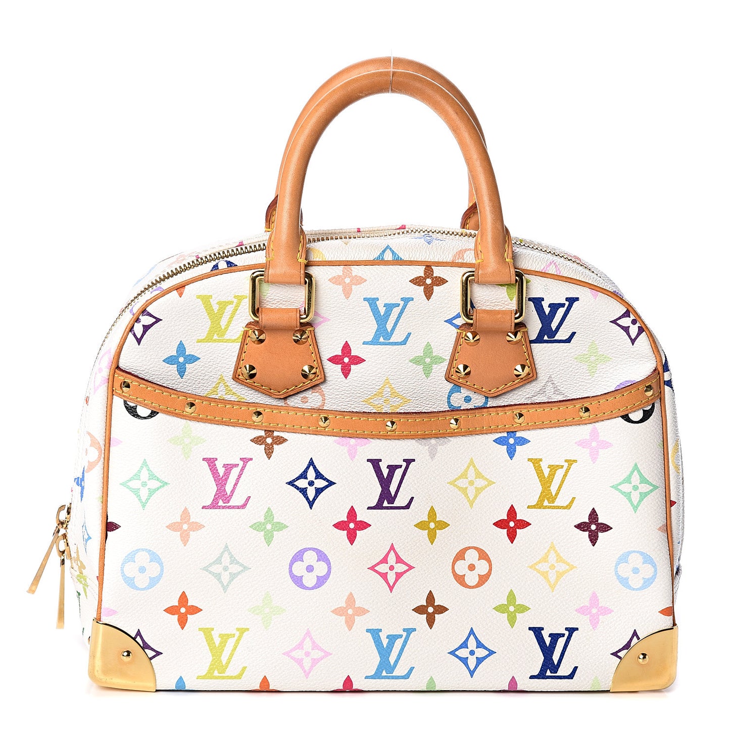 Monogram Multicolor Trouville White