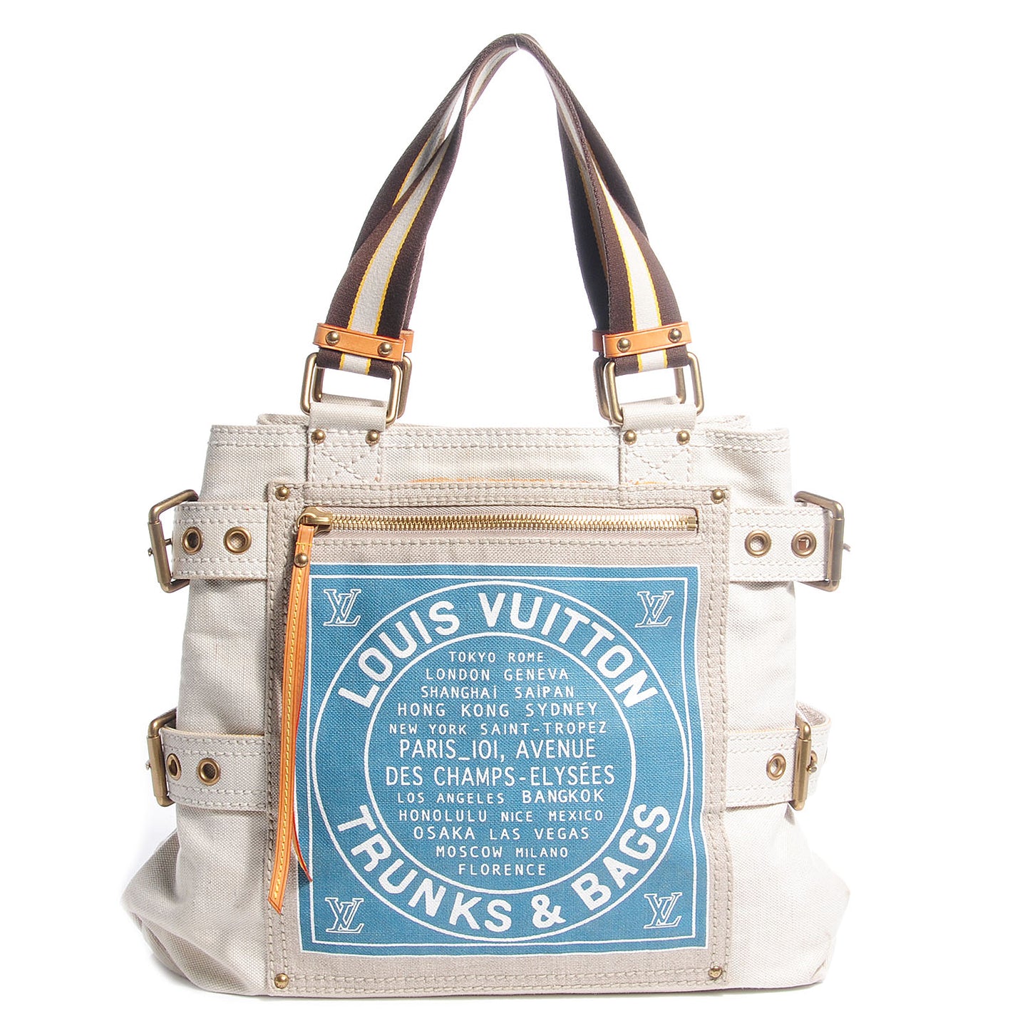 Toile Globe Shopper Cabas MM