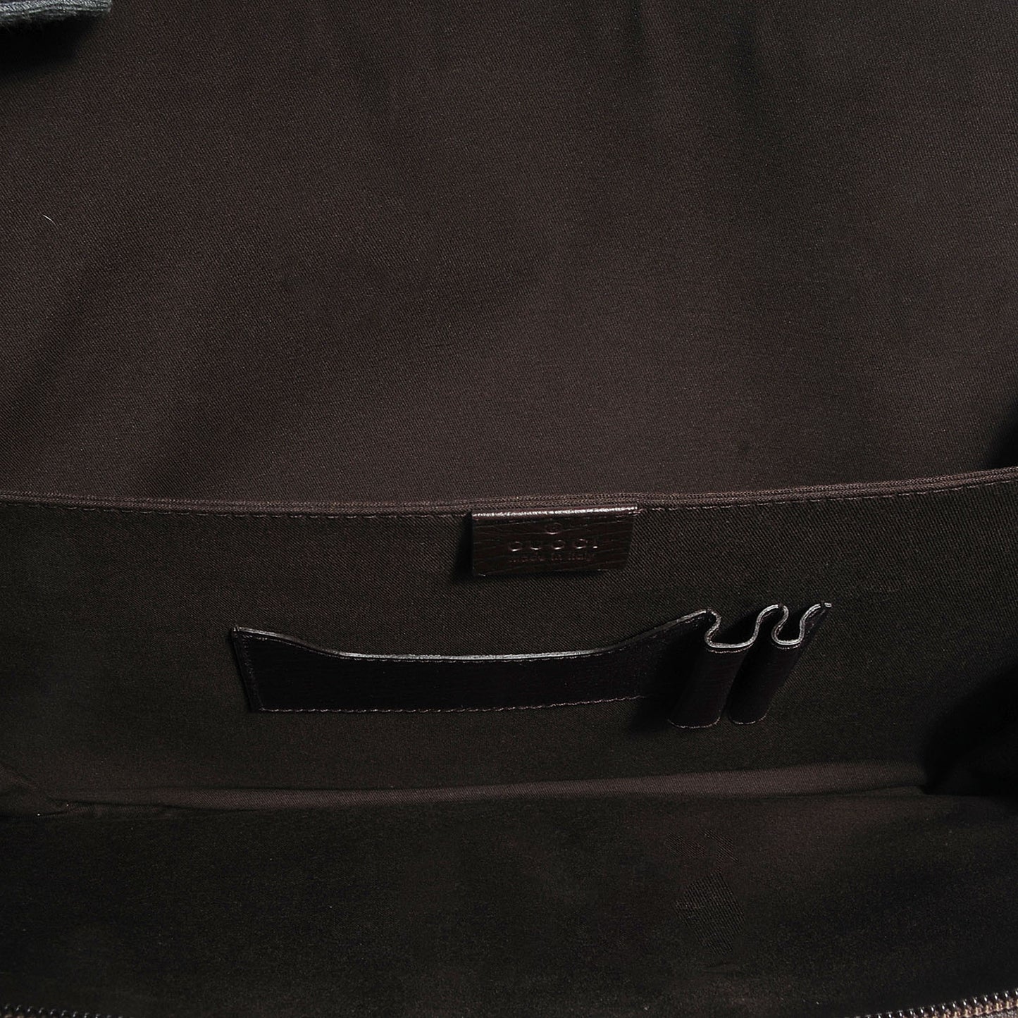GG Plus Monogram Portfolio Brown