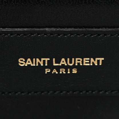 Saint Laurent Suede Small Classic Monogram Kate Tassel Satchel Black 6 of 11