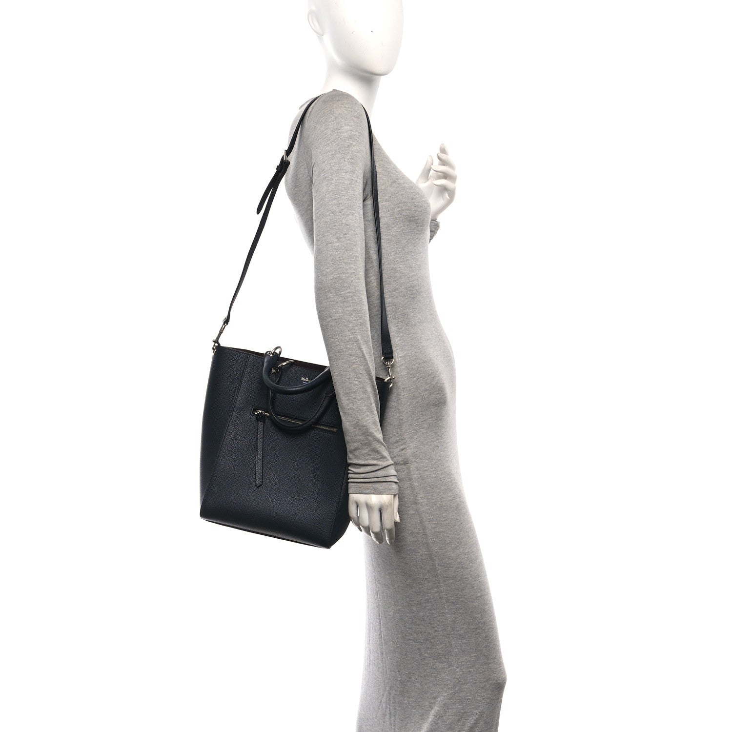 Mulberry Classic Grain Small Maple Tote Black 2 of 9