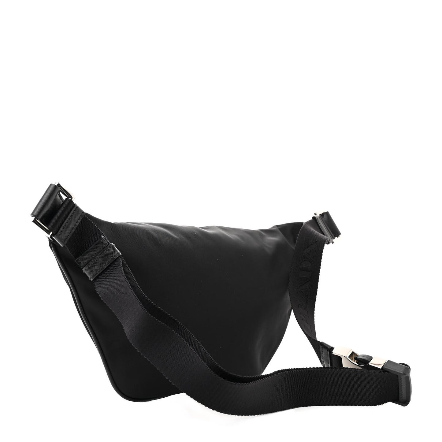 Tessuto Nylon Saffiano Belt Bag Black