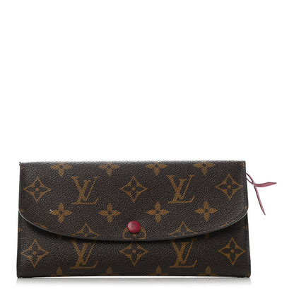 Louis Vuitton Monogram Emilie Wallet Fuchsia 1 of 17
