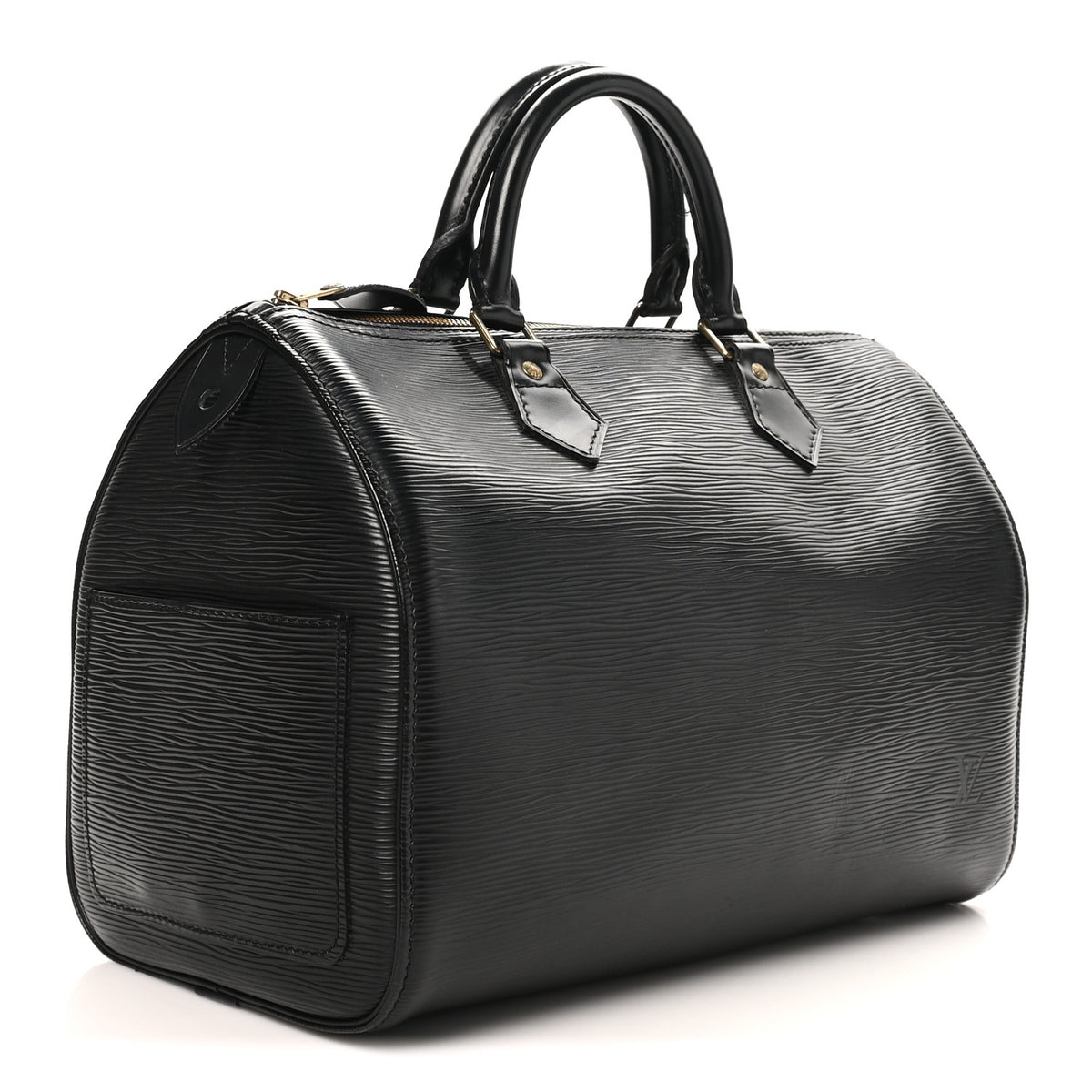 Louis Vuitton Epi Speedy 30 Black 3 of 10