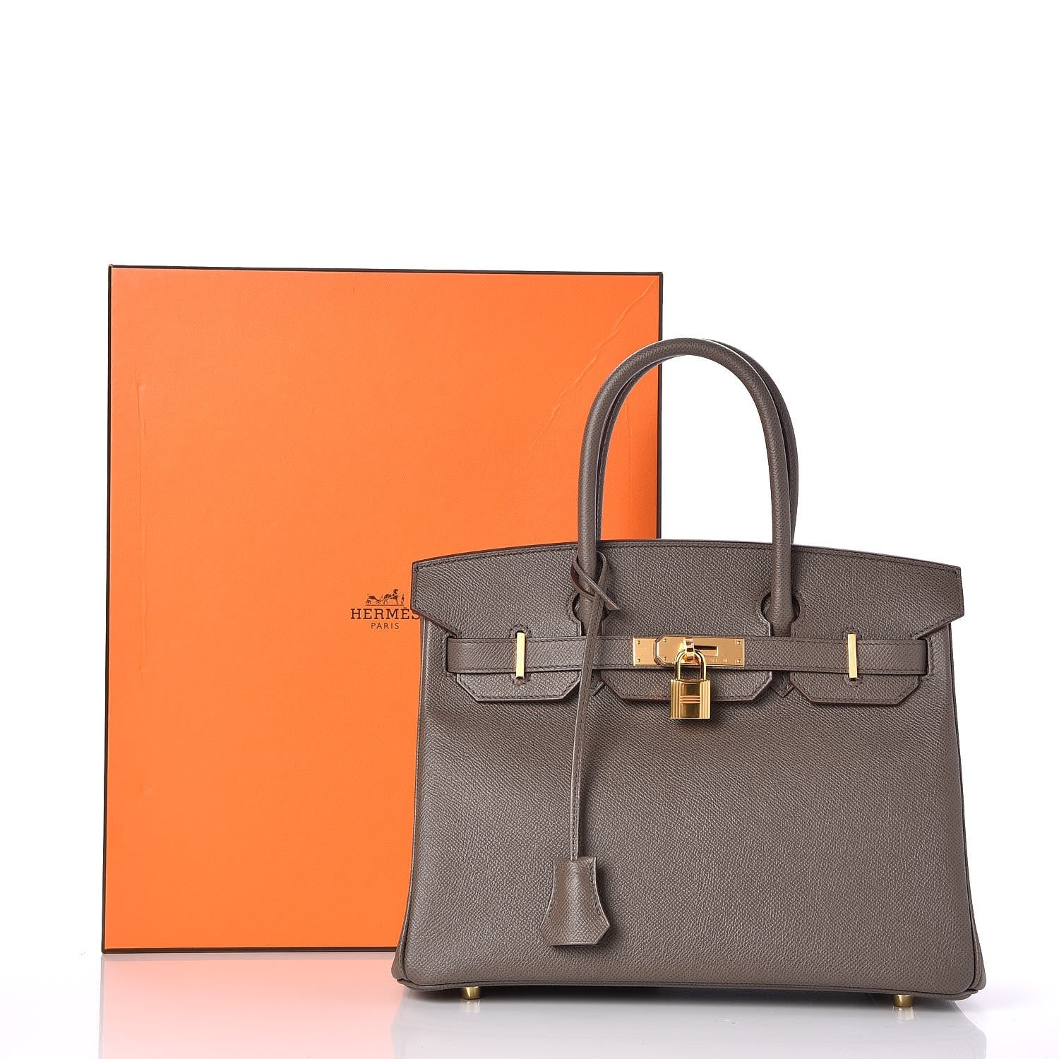 Hermes Epsom Birkin 30 Etain 35 of 35