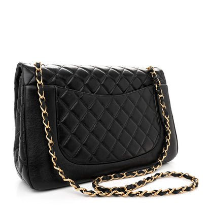 Chanel Shiny Lambskin Quilted Daily Friend Flap Black 3 of 11