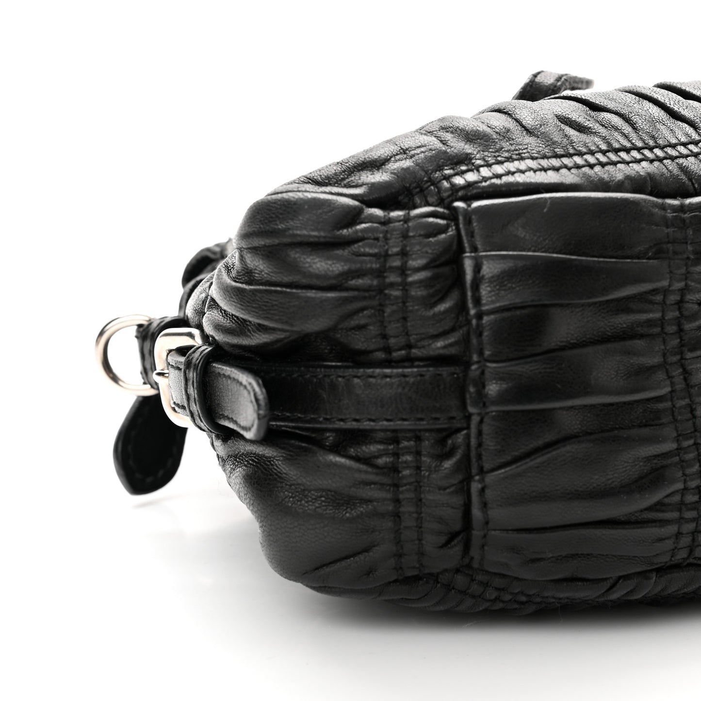 Nappa Gaufre Tote Black