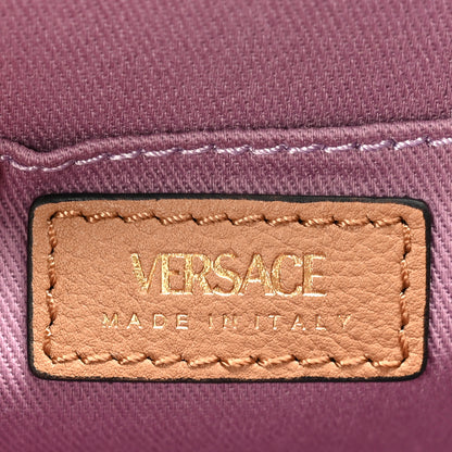 Versace Grained Calfskin La Medusa Flap Shoulder Bag Brown 6 of 8